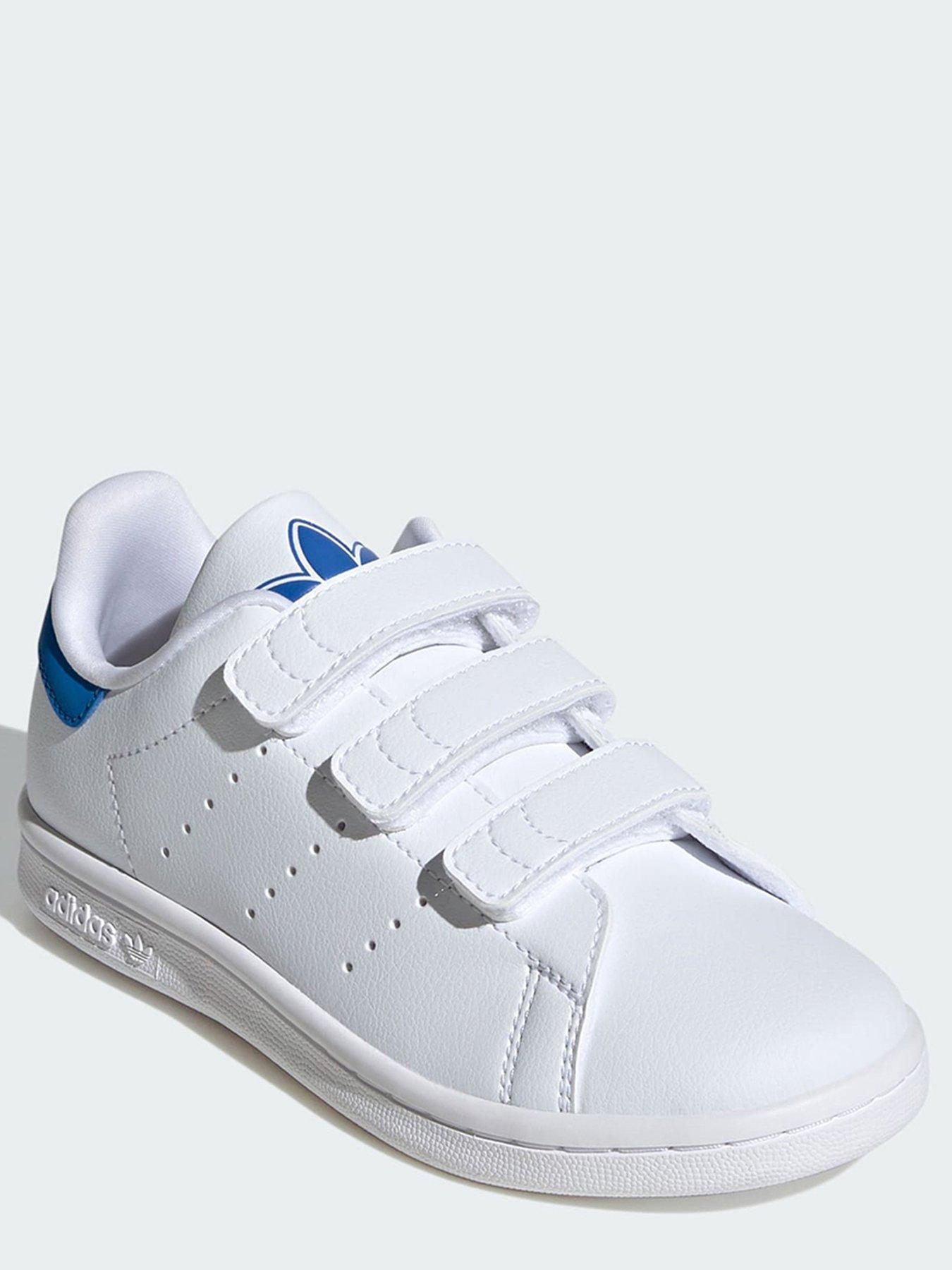 adidas-originals-stan-smith-comfort-closure-shoes-kids-whitestillFront