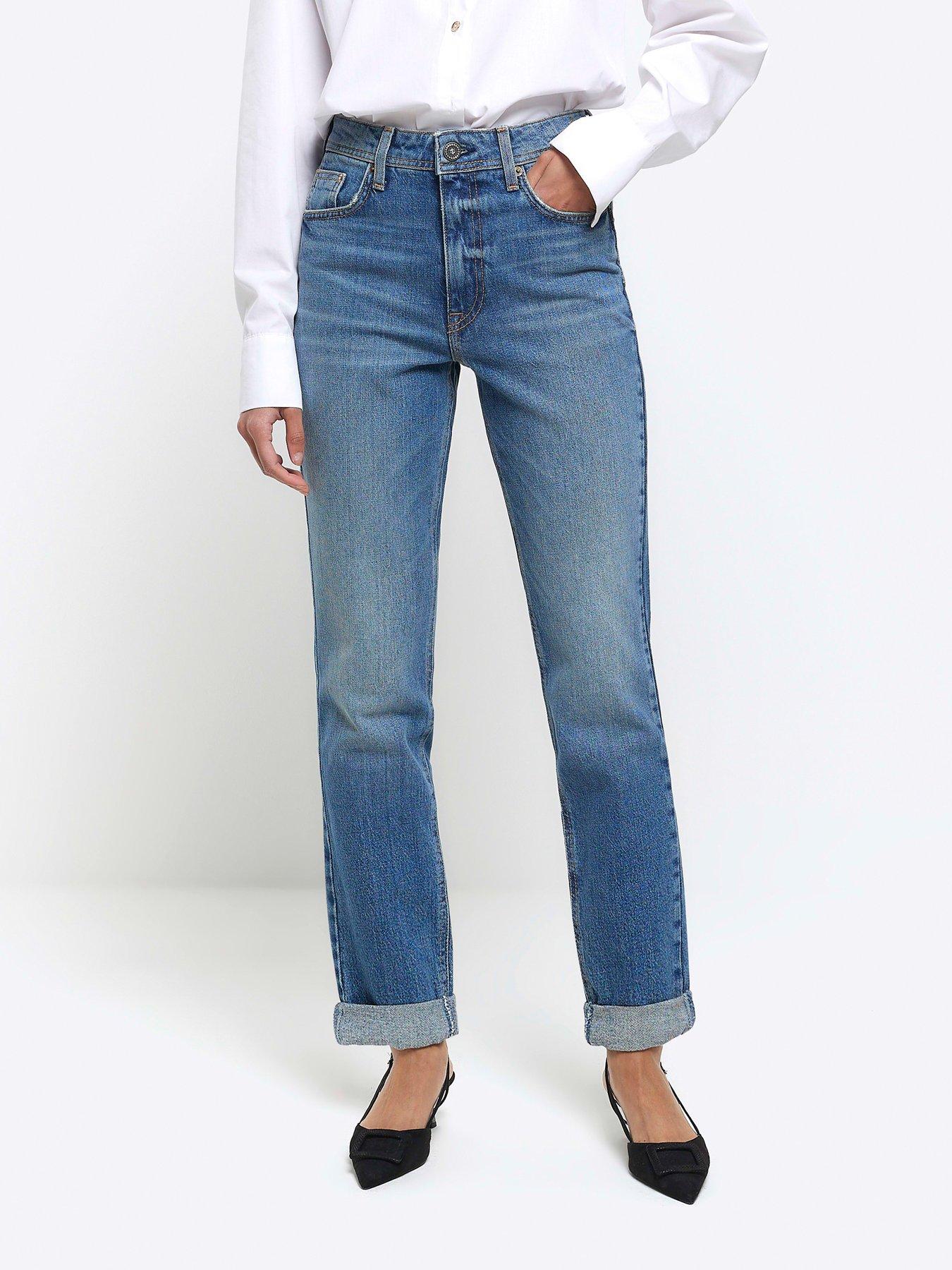 river-island-high-waisted-bum-sculpt-mom-jeans-blue