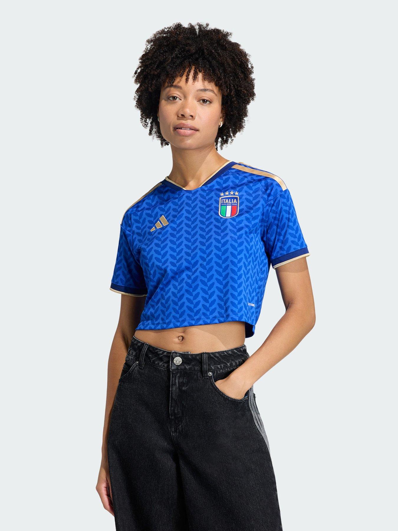adidas Italy 26 Home Cropped Jersey