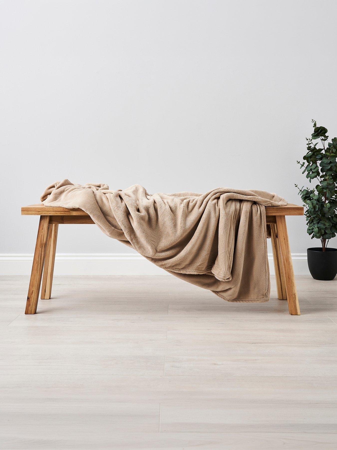Very Home Micro Fleece Throw
