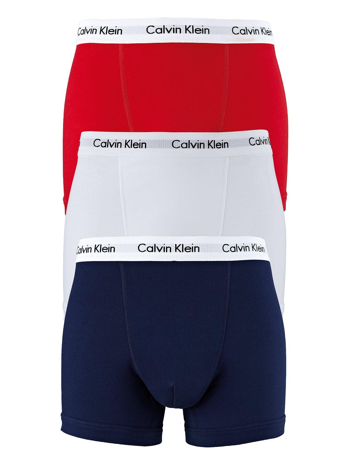 3 Pack of Trunks Red White Navy