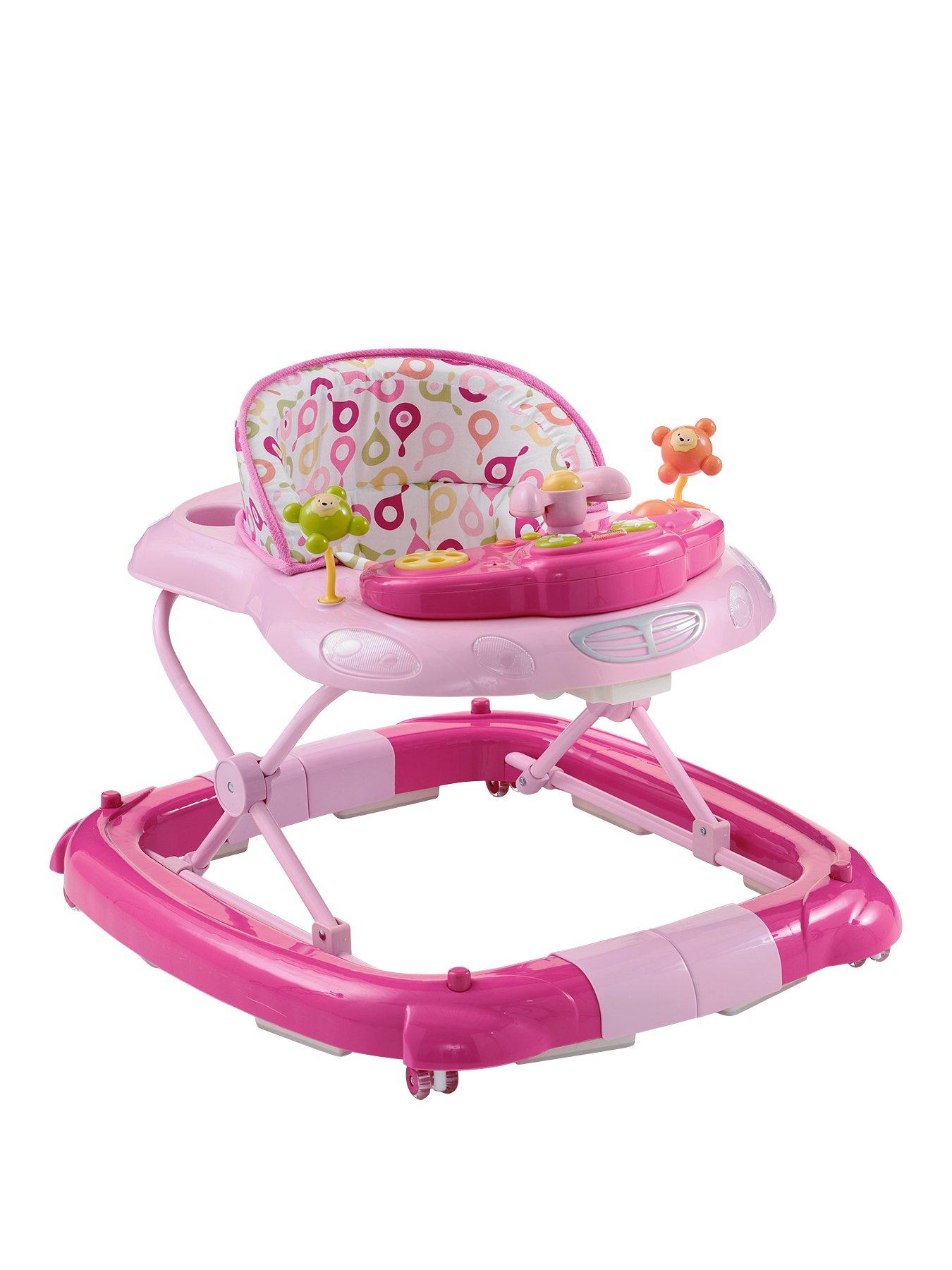 Pink store baby walkers