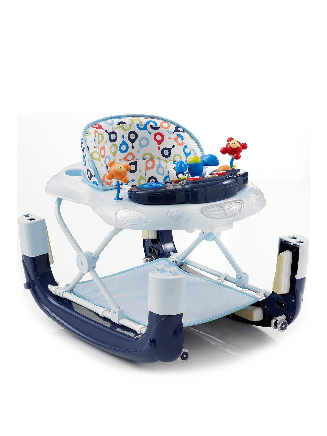 Walk n Rock Baby Walker Blue