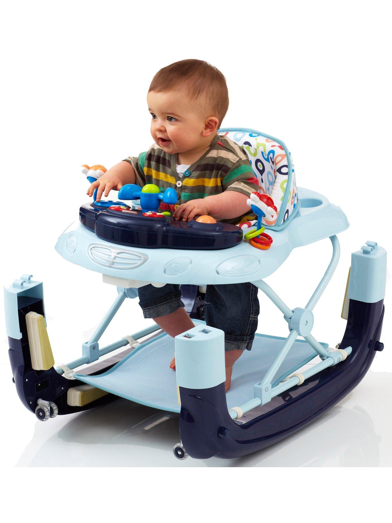 Image 2 of 3 of My Child Walk 'n' Rock Baby Walker - Blue