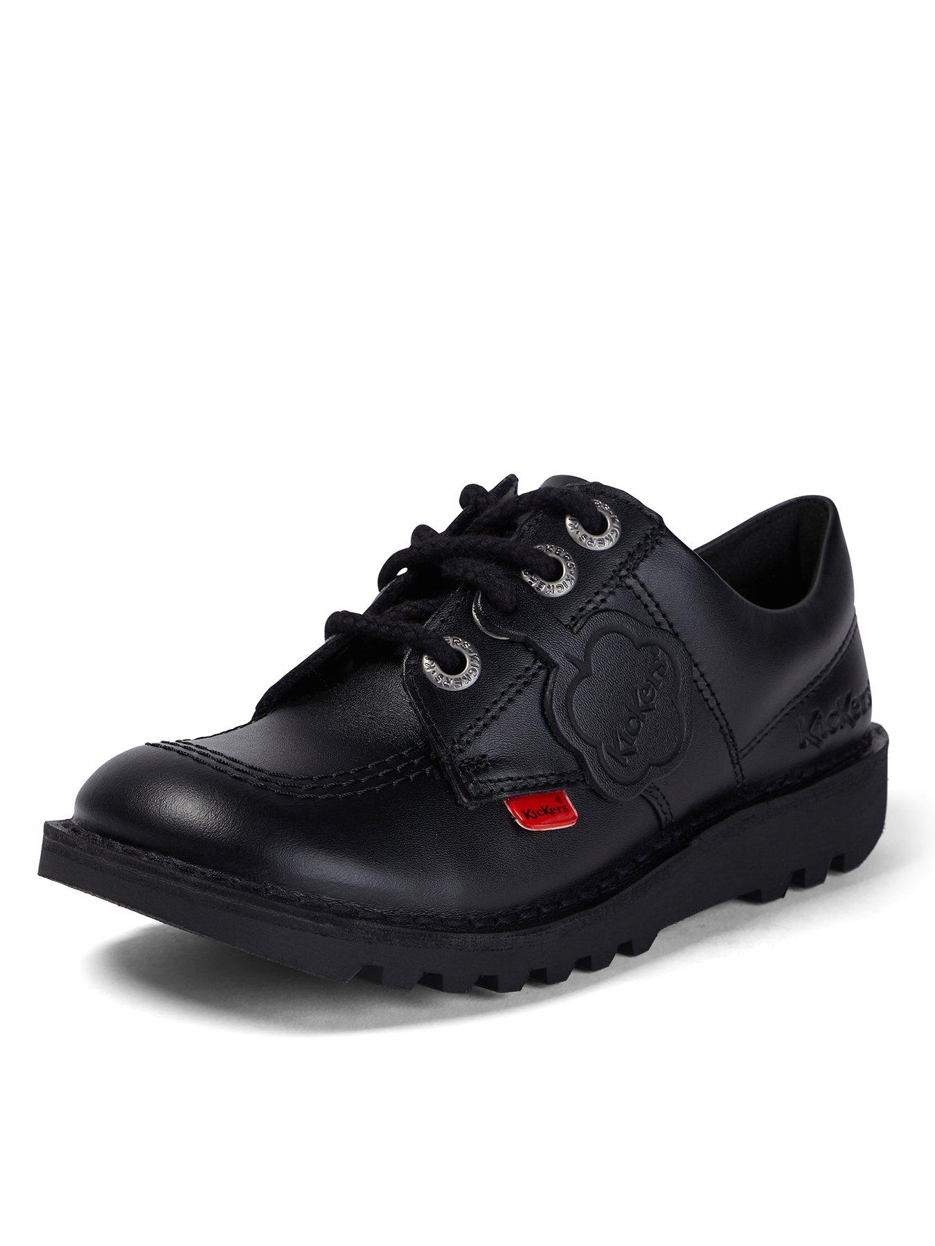 Image 3 of 8 of Kickers Kick Lo Lace-up Leather Shoe - Black