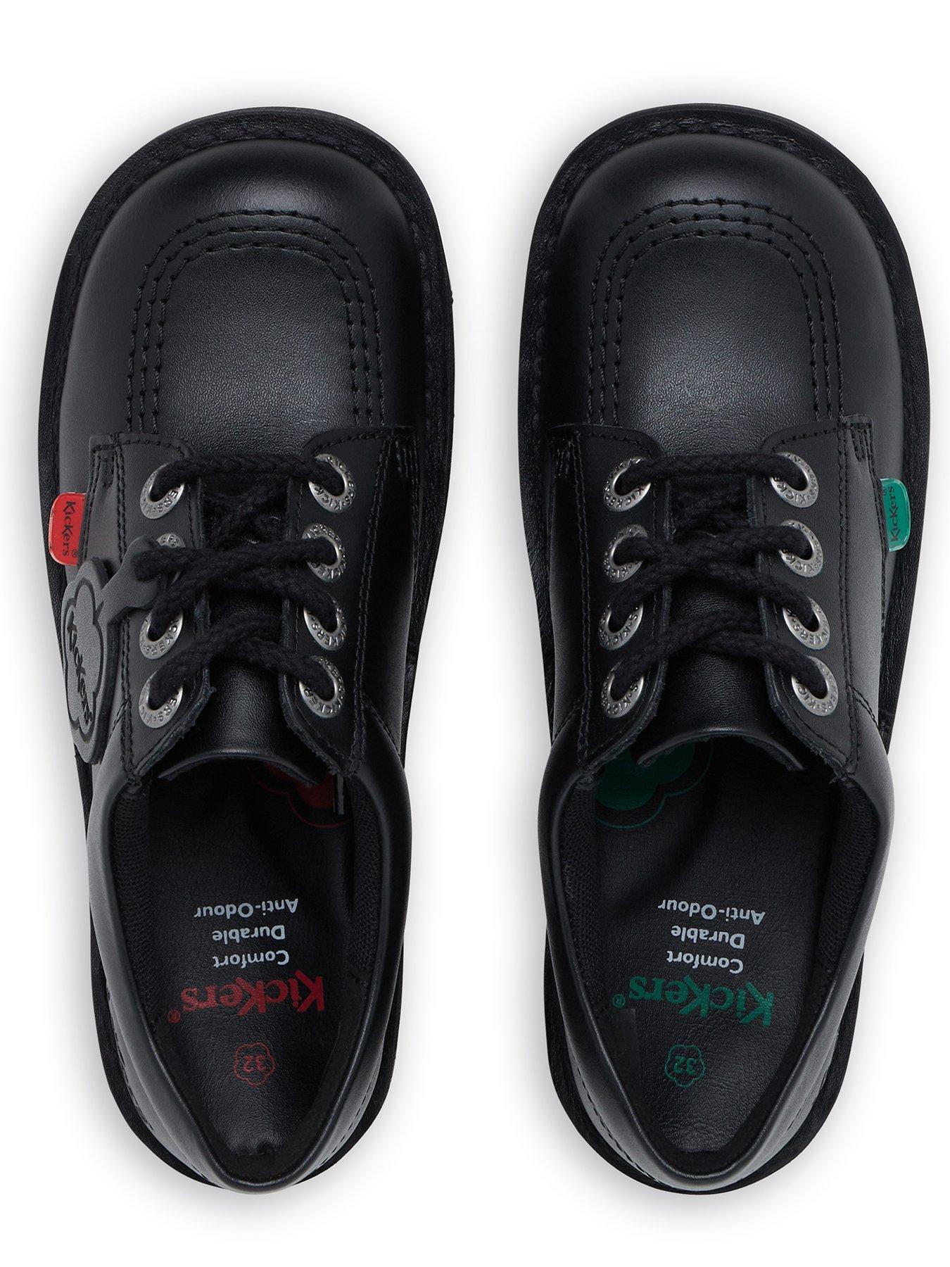 Image 4 of 8 of Kickers Kick Lo Lace-up Leather Shoe - Black