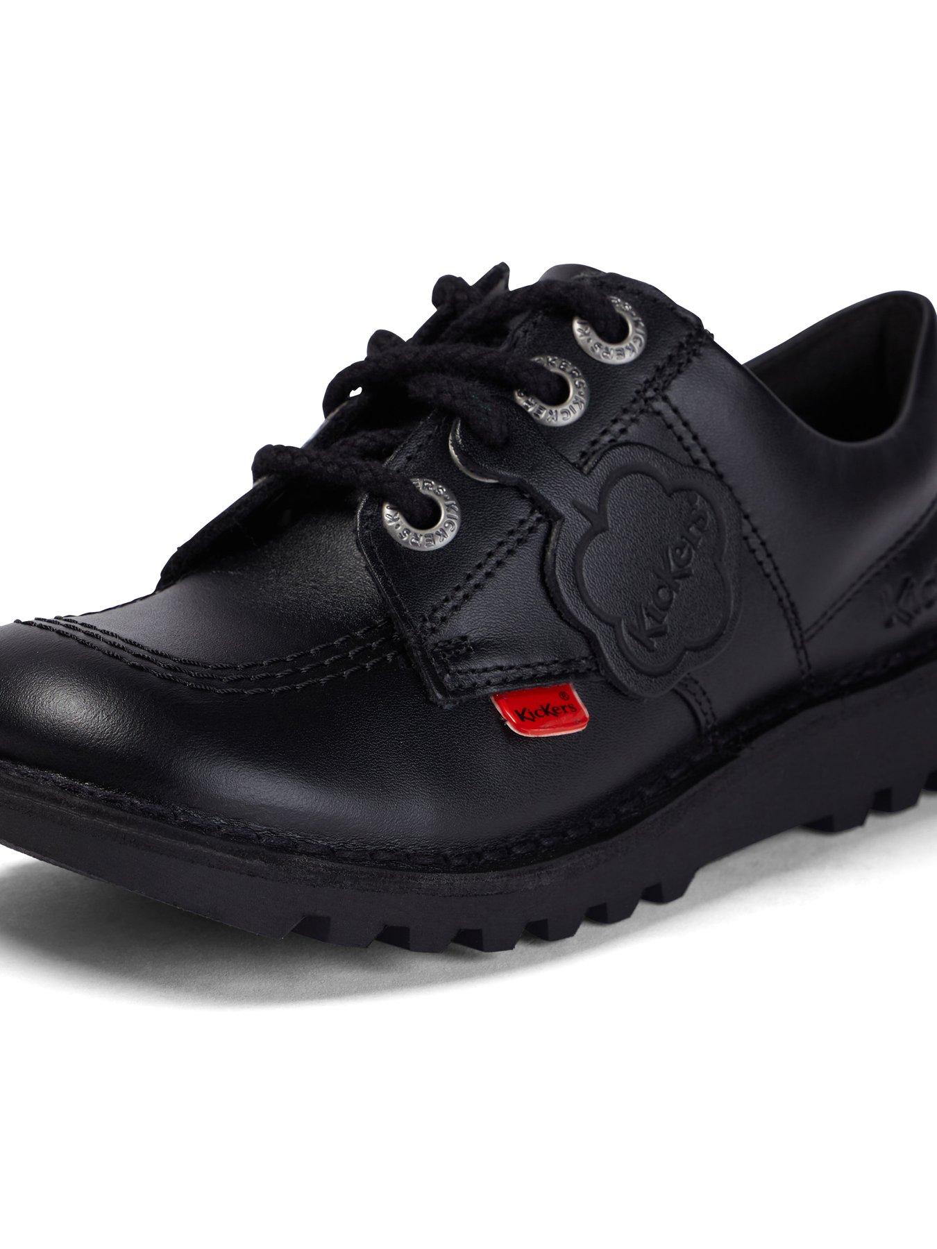 Image 5 of 8 of Kickers Kick Lo Lace-up Leather Shoe - Black