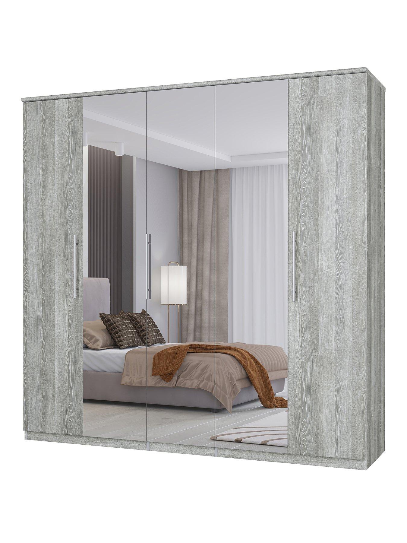 very-home-home-essentials--nbspprague-5-door-mirrored-wardrobestillFront