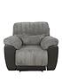 sienna-fabricfaux-leather-recliner-armchairfront