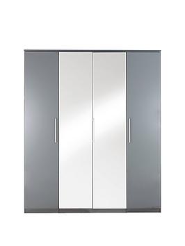 prague-gloss-4nbspdoor-mirrored-wardrobe