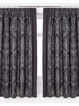 buckingham-lined-pencil-pleat-curtains