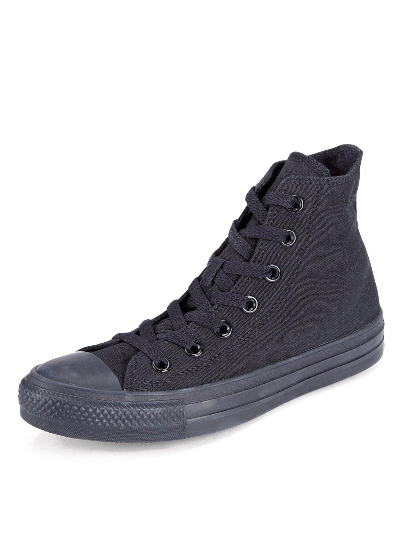 Image 1 of 5 of Converse Unisex Hi Top Trainers - Black/black