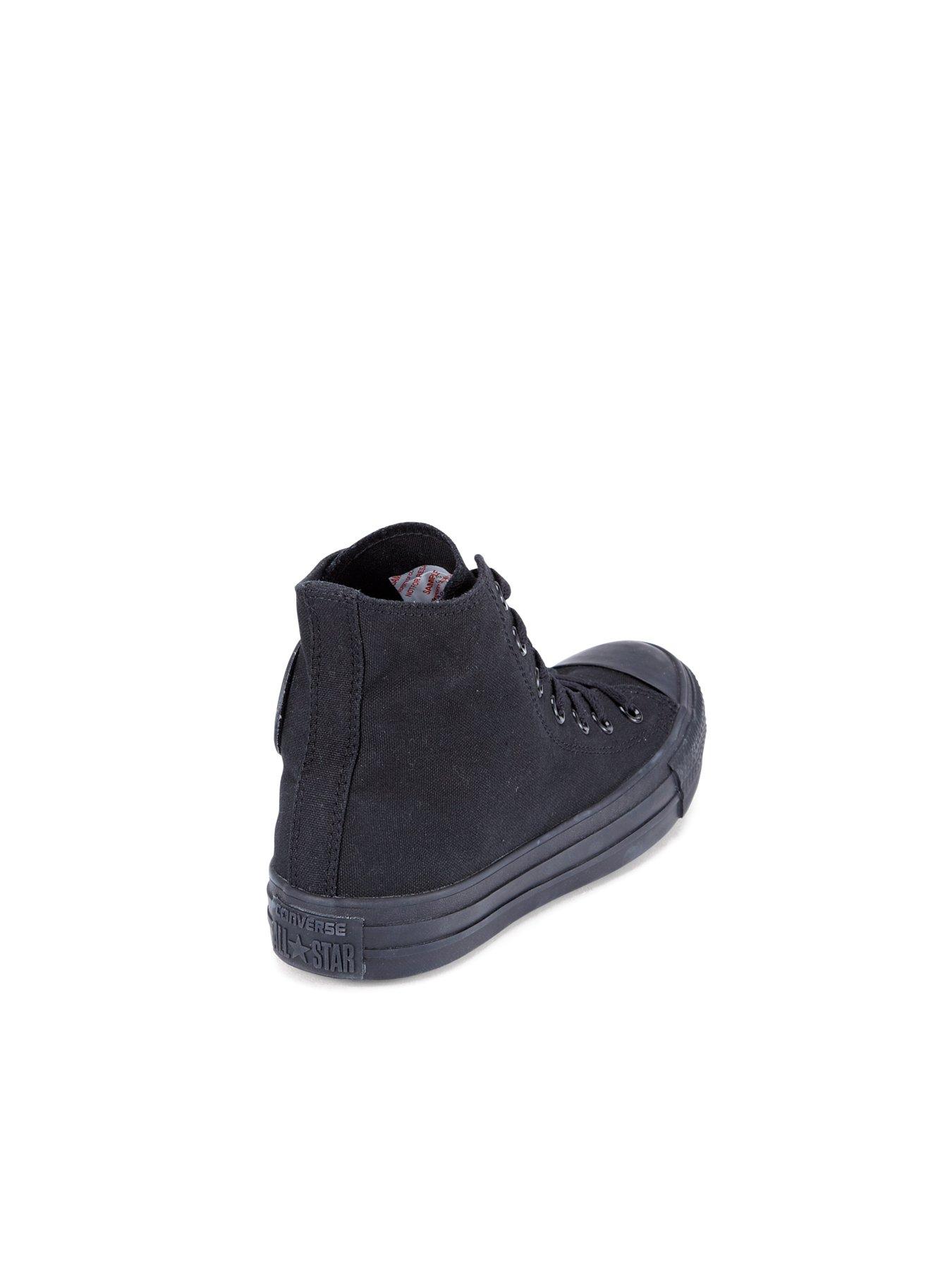 Image 3 of 5 of Converse Unisex Hi Top Trainers - Black/black