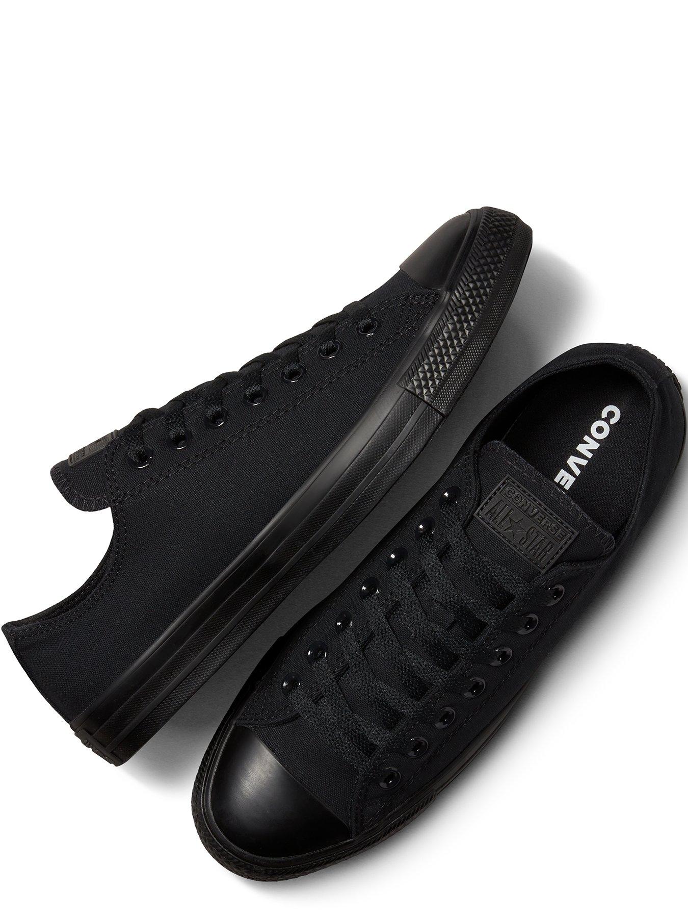Image 4 of 7 of Converse Unisex Ox Trainers - Black/Black