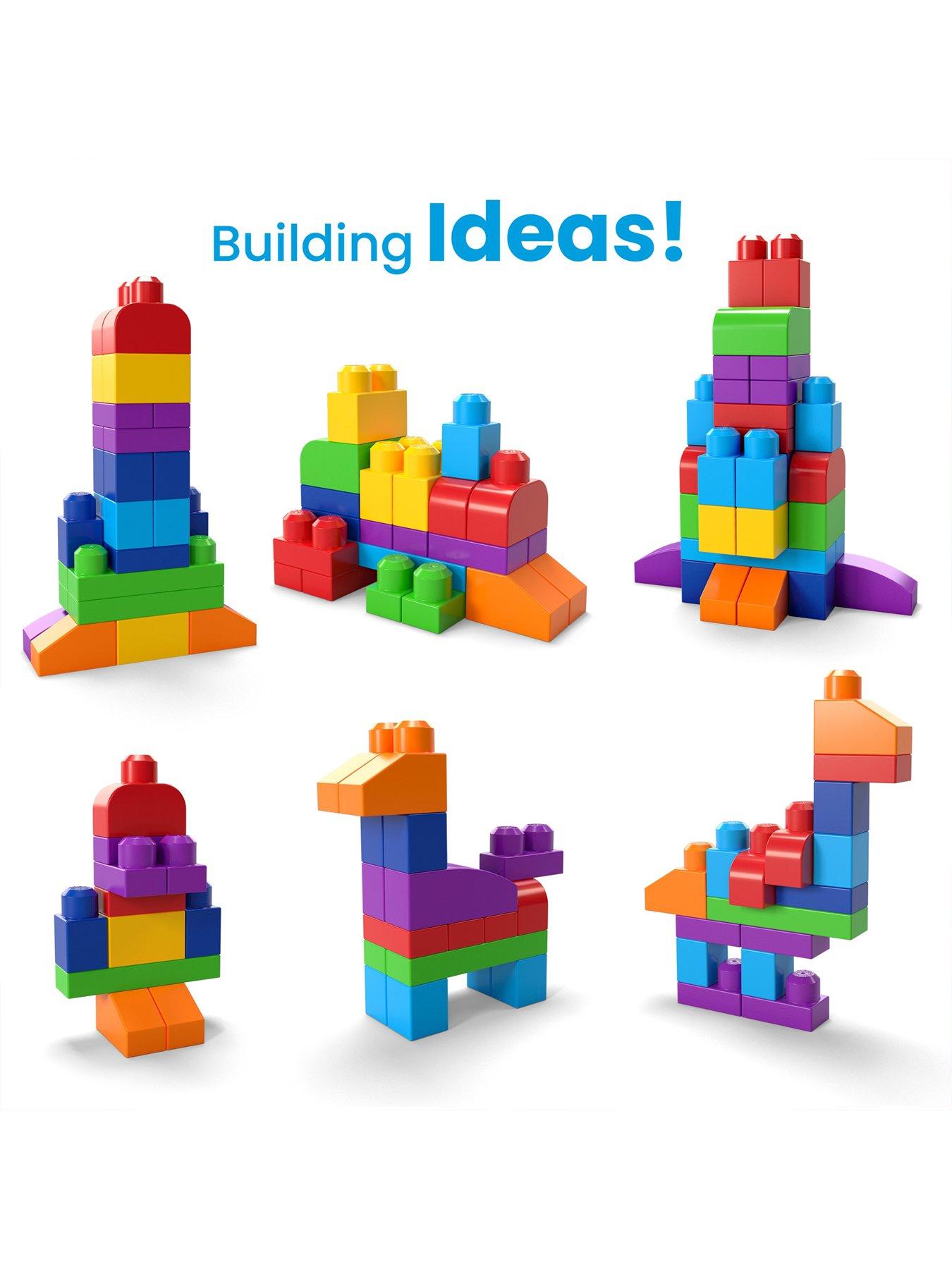 Image 6 of 7 of MEGA First Builders Big Building Bag of Construction Bricks