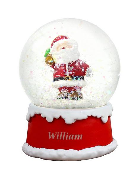 the-personalised-memento-company-personalised-santa-snowglobenbspchristmasnbspdecoration