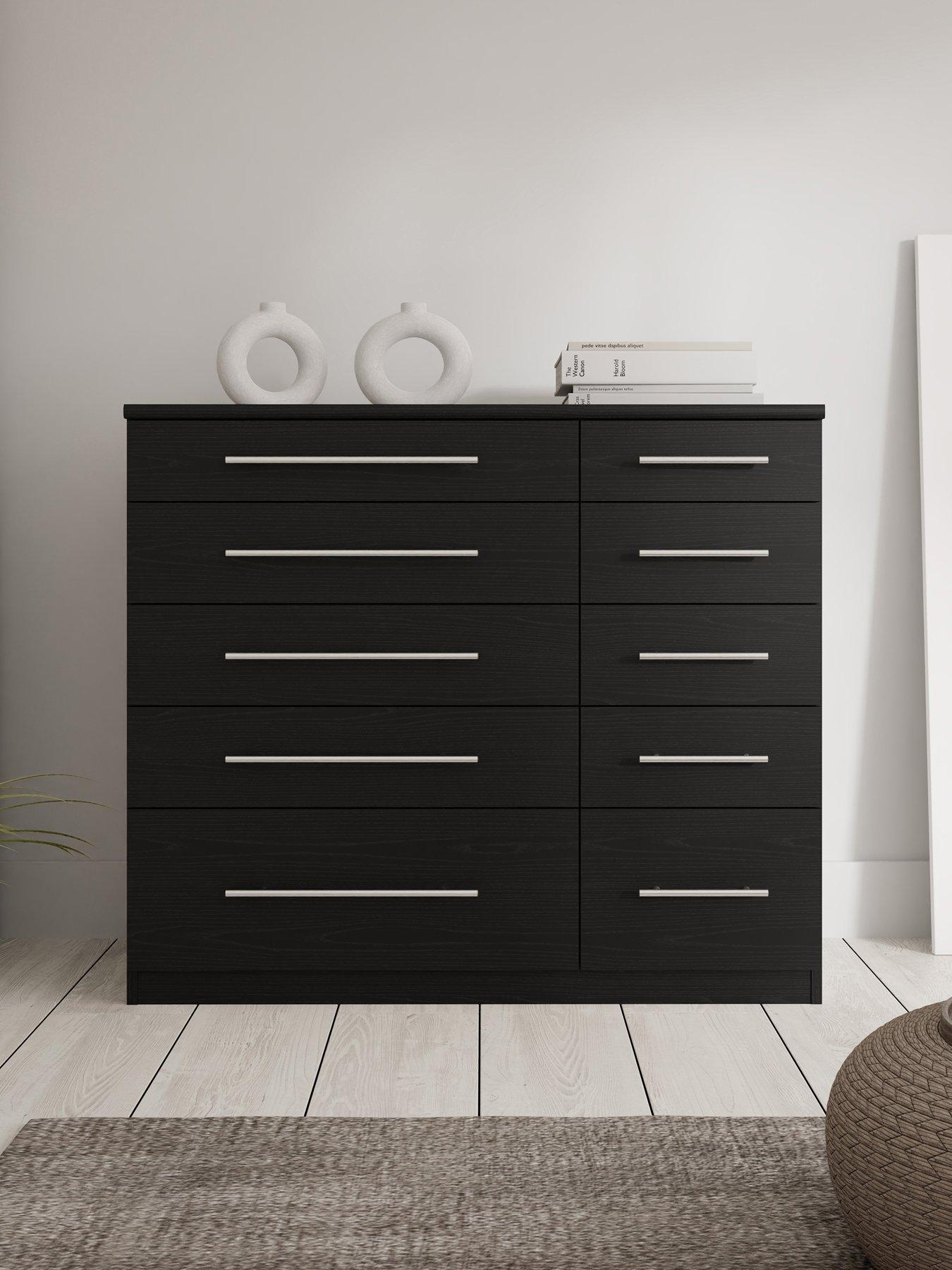 The Very Collection Home Essentials - Prague 5 + 5 Graduated Chest of Drawers - FSC® Certified