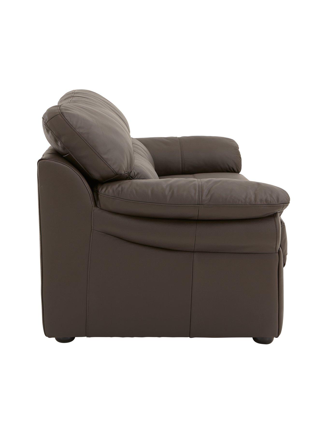 Image 3 of 5 of Very Home Portland Leather Sofa Bed