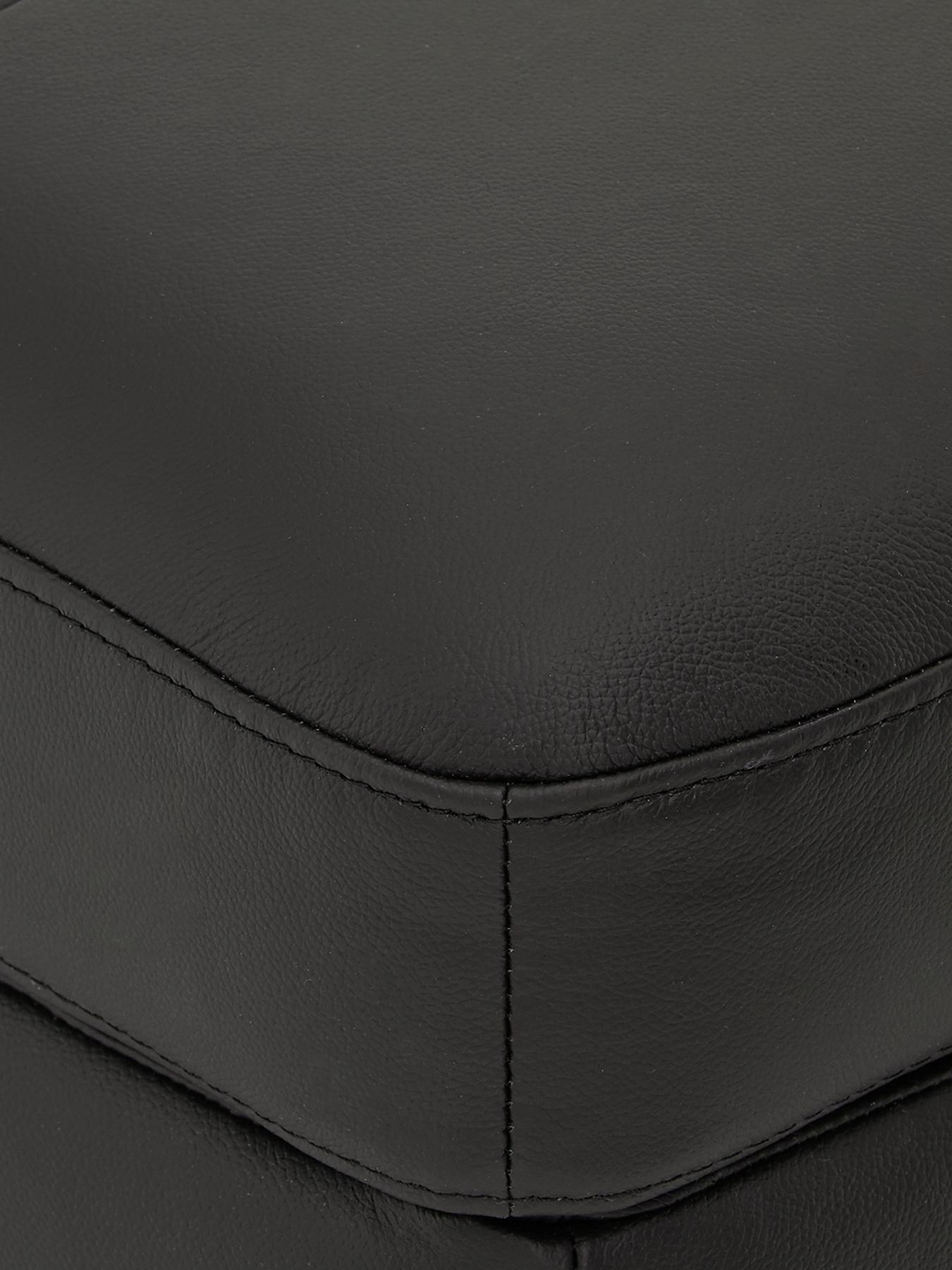 Image 4 of 5 of Portland Leather Ottoman with Storage