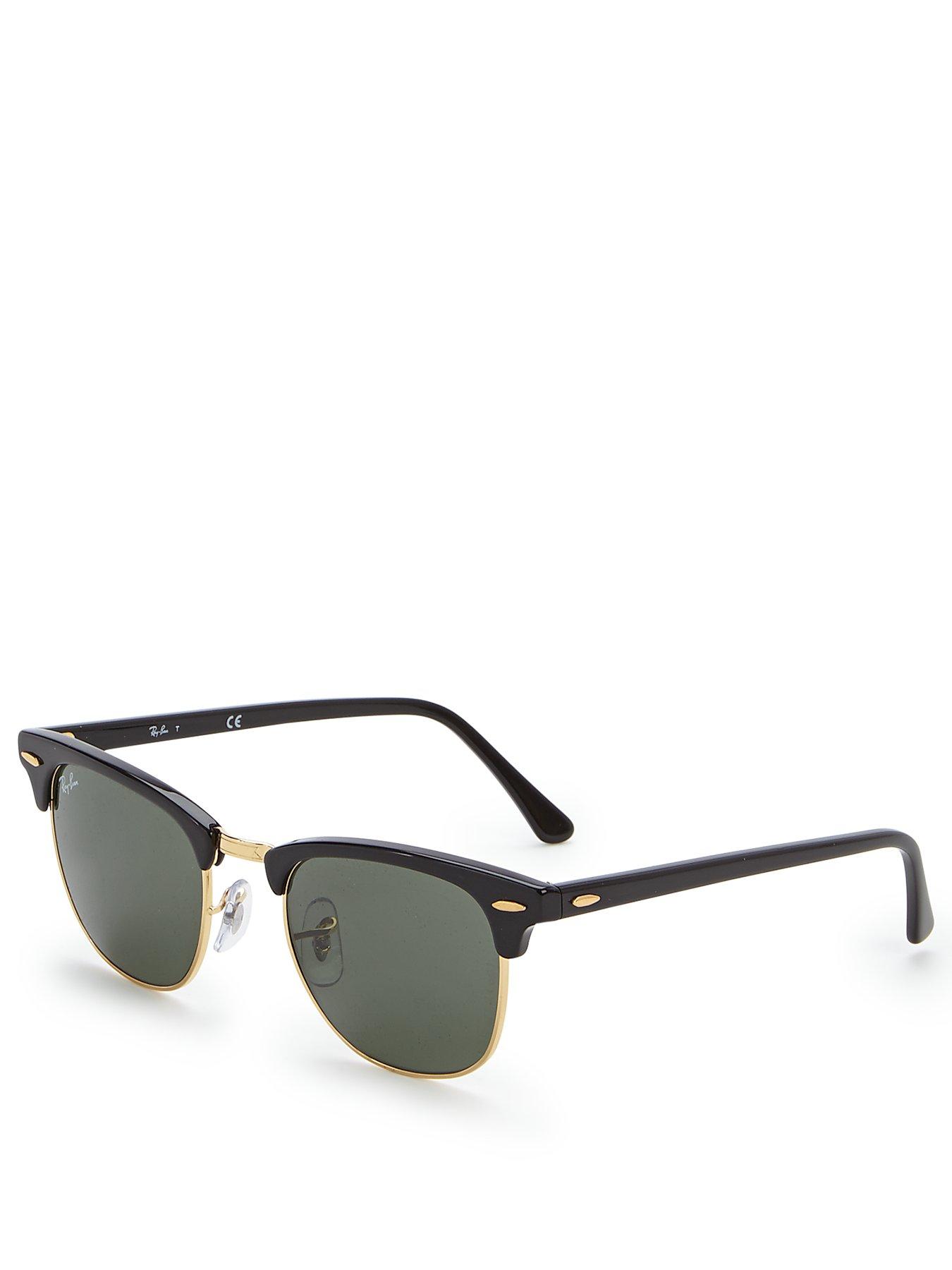 Image 1 of 3 of Ray-Ban Clubmaster Sunglasses - Black