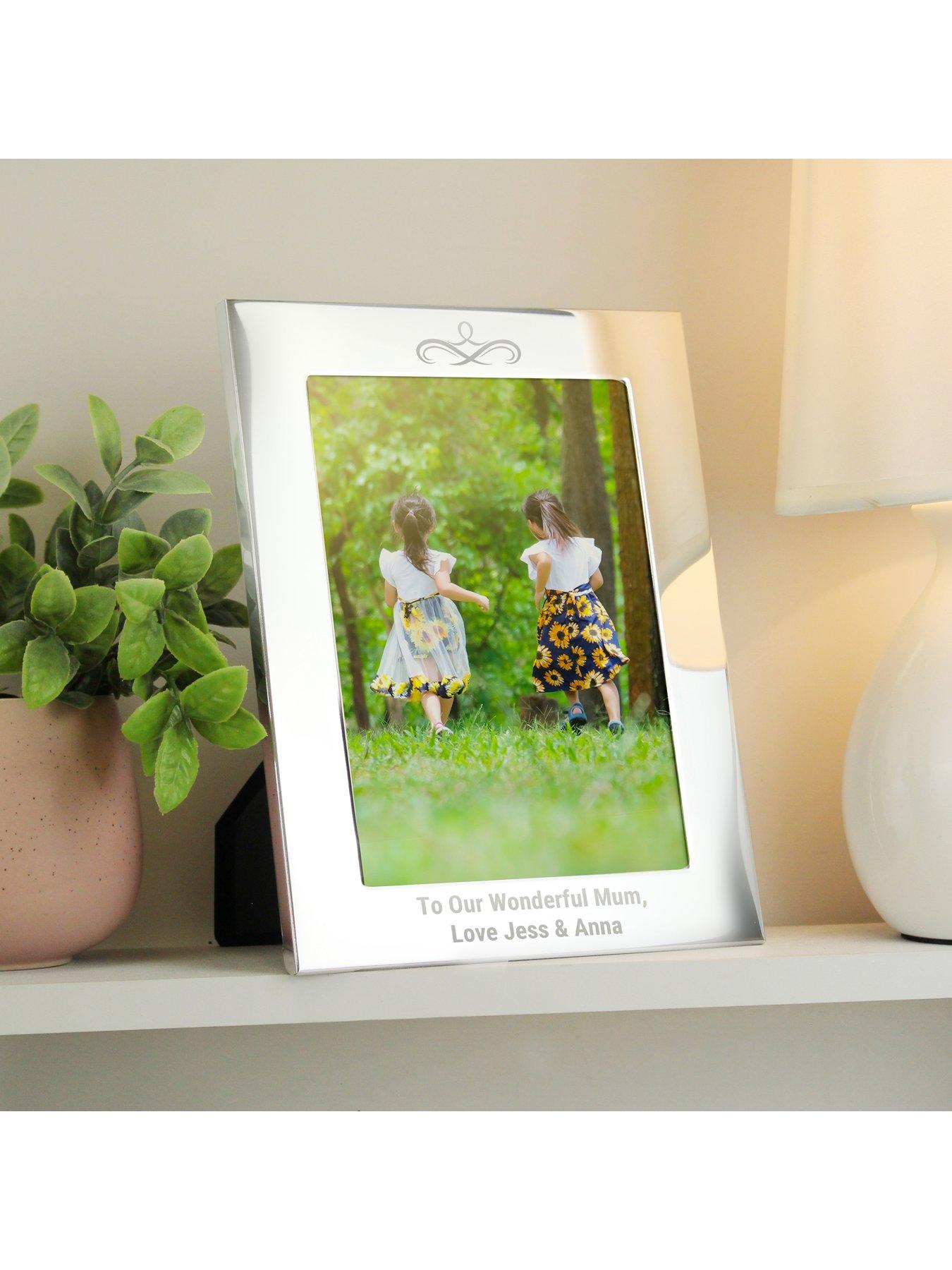 Image 3 of 4 of The Personalised Memento Company Personalised Silver Photo Frame