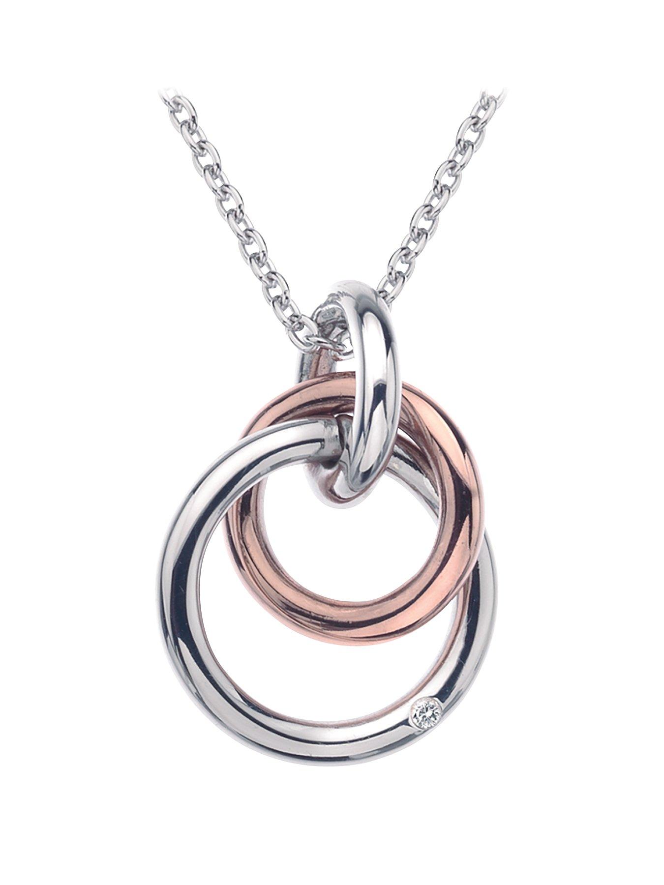 Diamond on sale eternity necklace