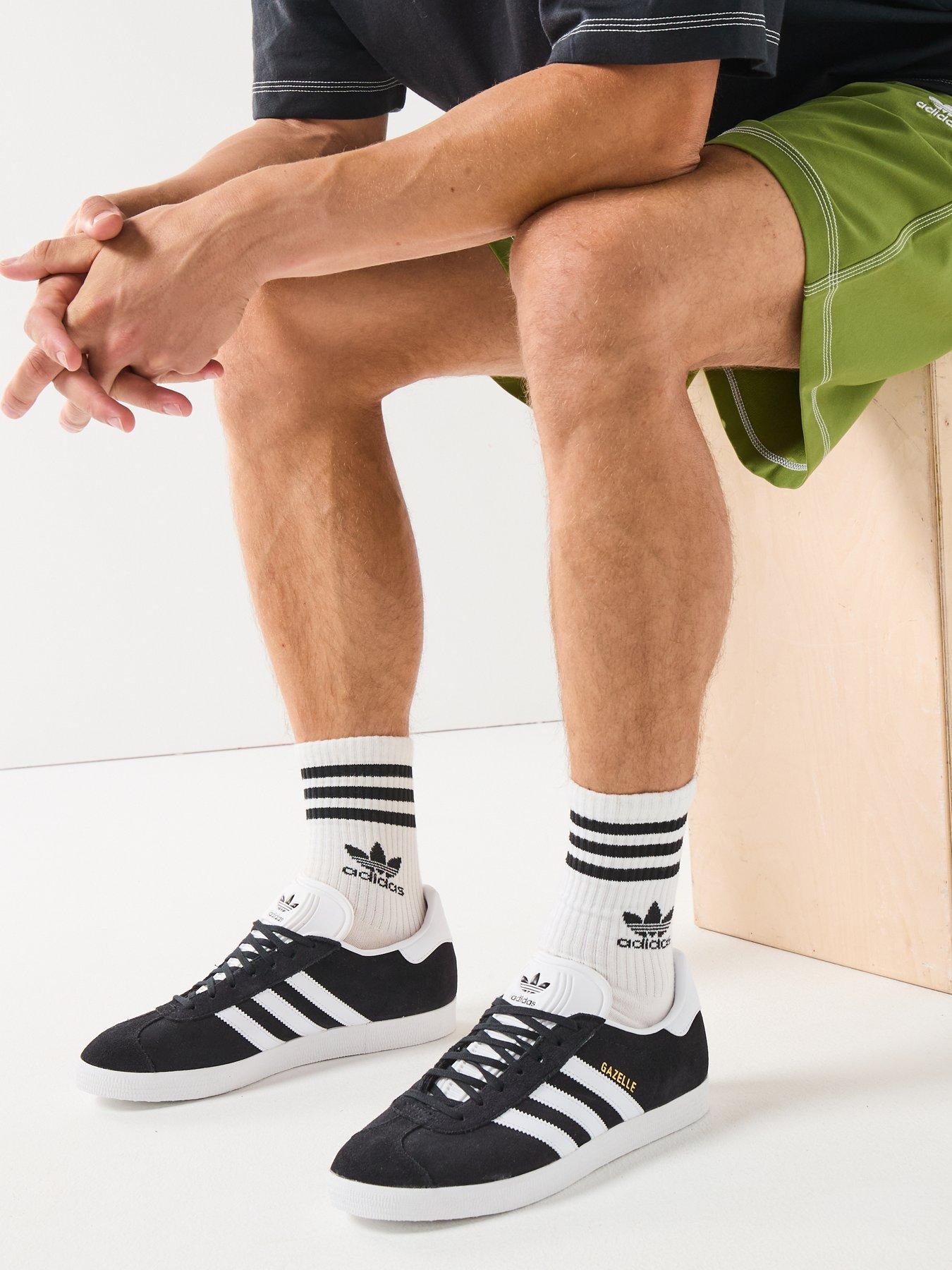 adidas Originals Gazelle Trainers - Black/White