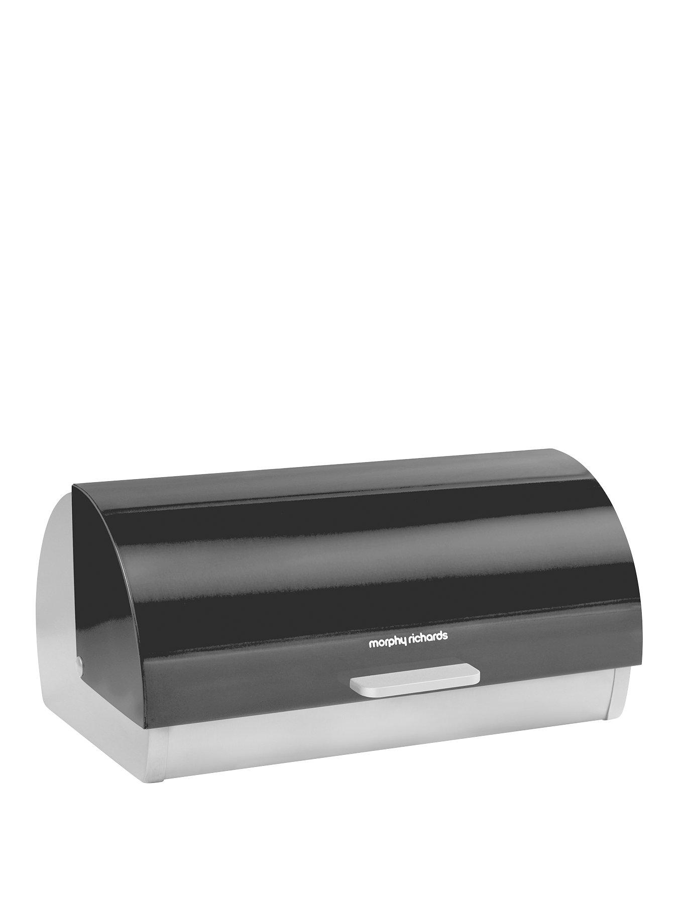 Morphy richards 2025 bread bin black