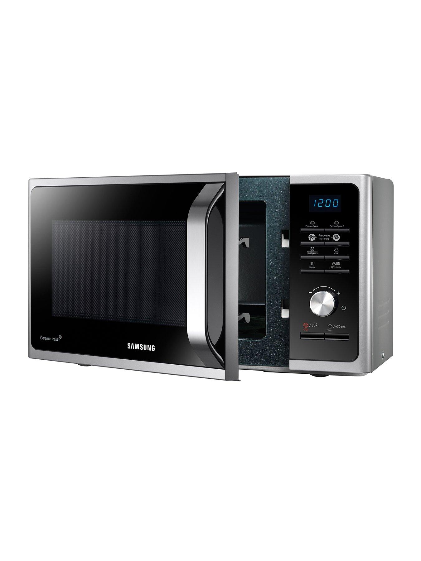 Image 3 of 5 of Samsung MS23F301TAS/EU 23-Litre, 800-watt Solo Microwave - Silver