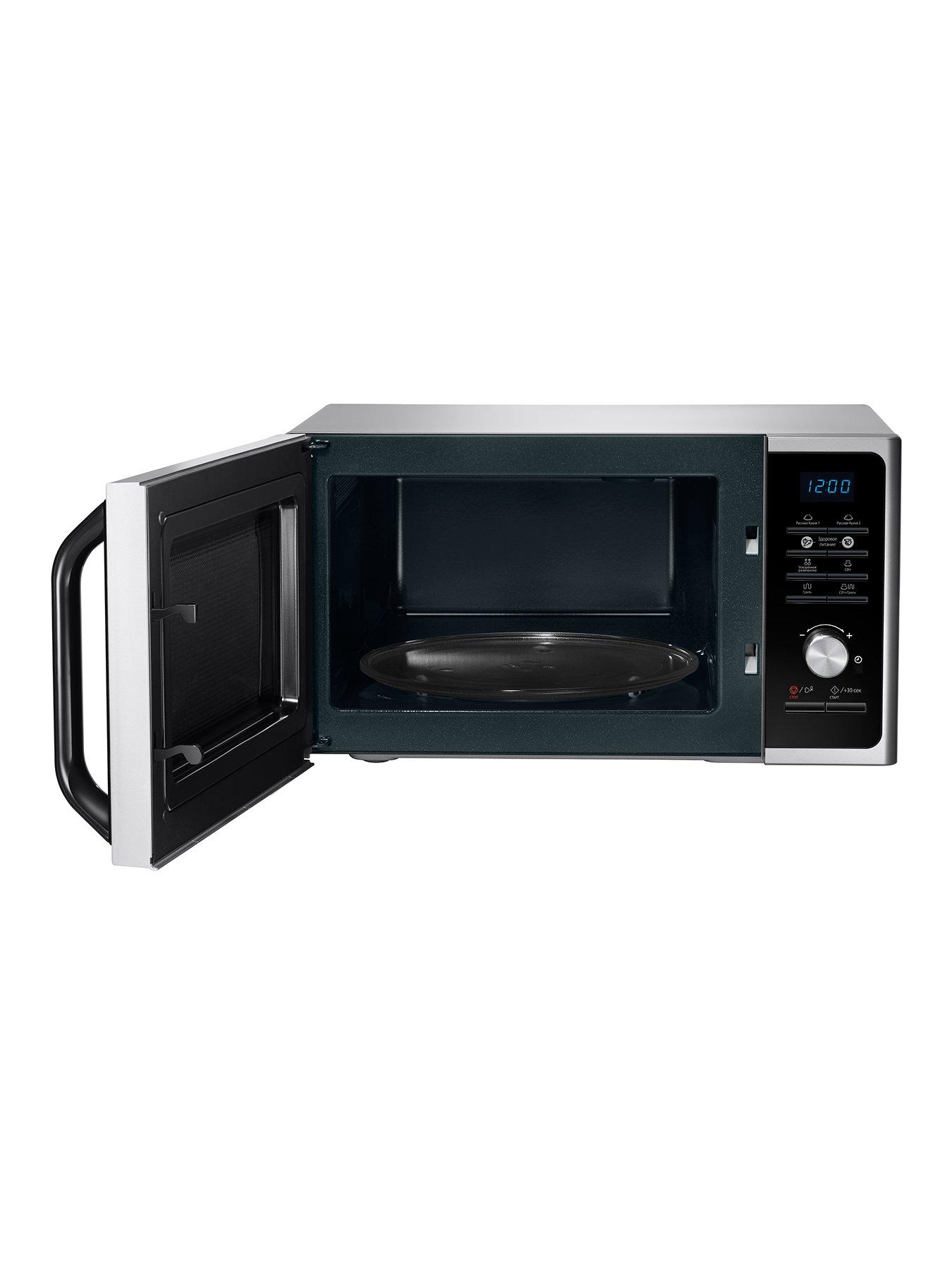 Image 4 of 5 of Samsung MS23F301TAS/EU 23-Litre, 800-watt Solo Microwave - Silver