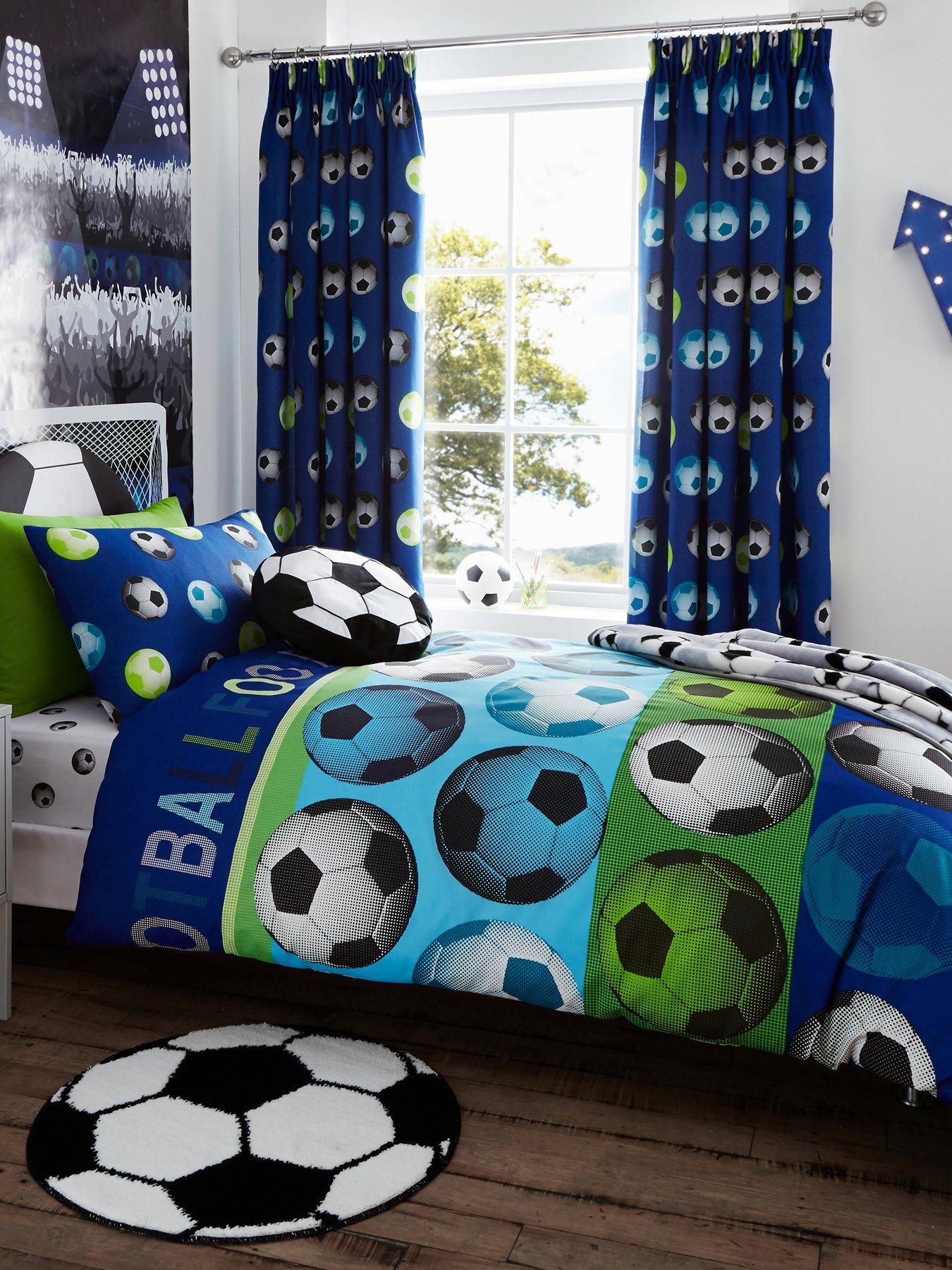 undefined Football Duvet Cover Set - Blue