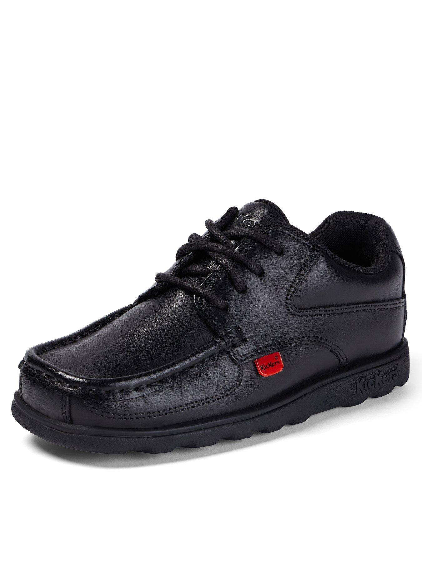 Image 3 of 6 of Kickers Fragma Leather Lace-up Shoe - Black