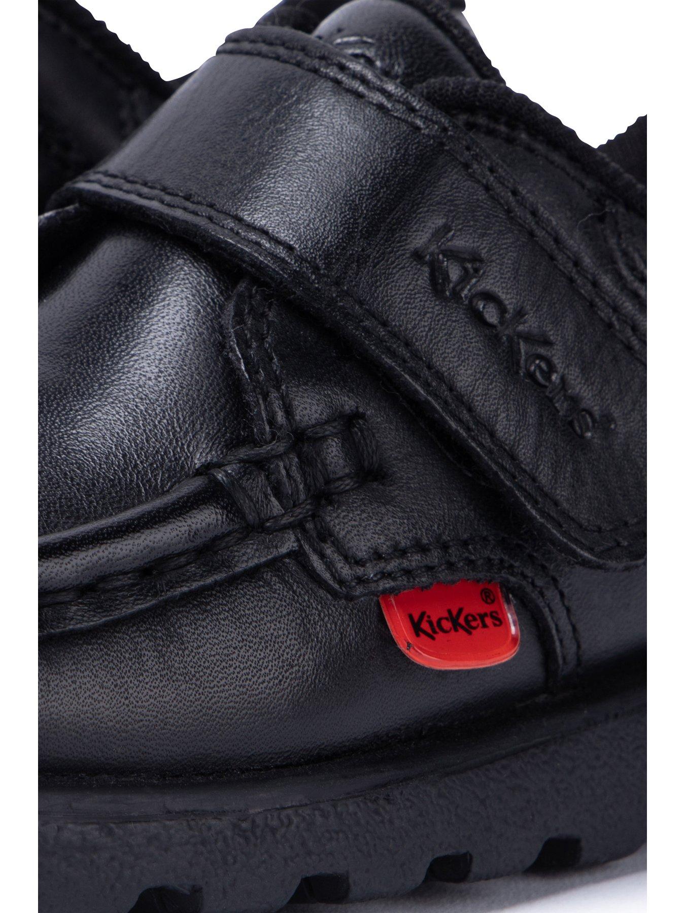 Image 5 of 6 of Kickers Younger Fragma School Shoes - Black