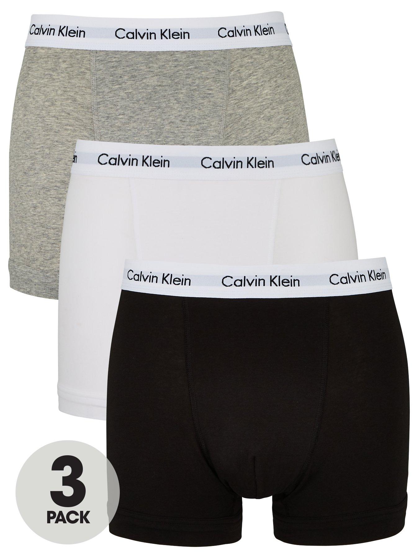 Image 1 of 3 of Calvin Klein Core 3 Pack Trunks - Multi