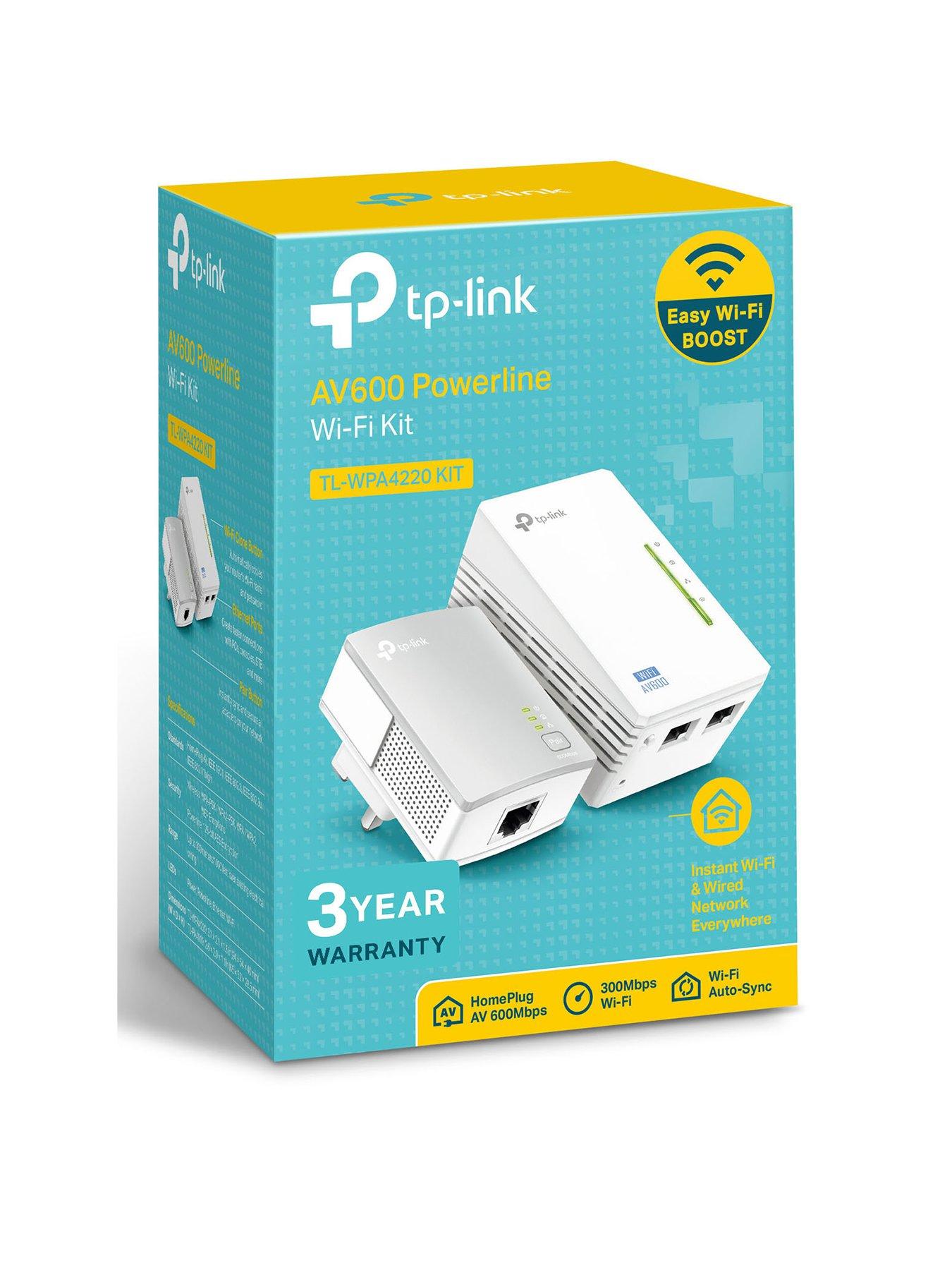 Image 2 of 7 of TP Link TL-WPA4220KIT AV600 Powerline Kit with Wi-Fi