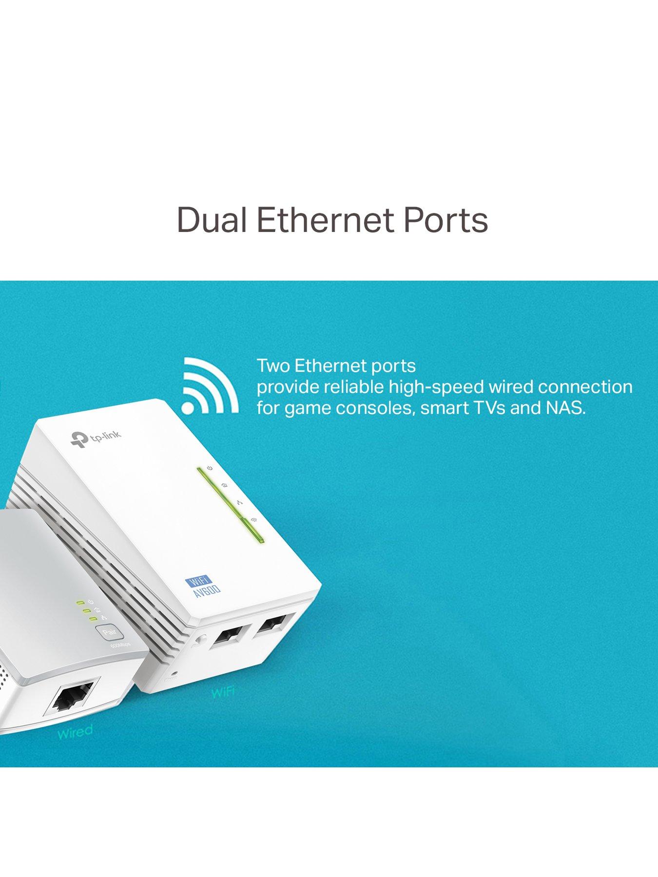 Image 5 of 7 of TP Link TL-WPA4220KIT AV600 Powerline Kit with Wi-Fi