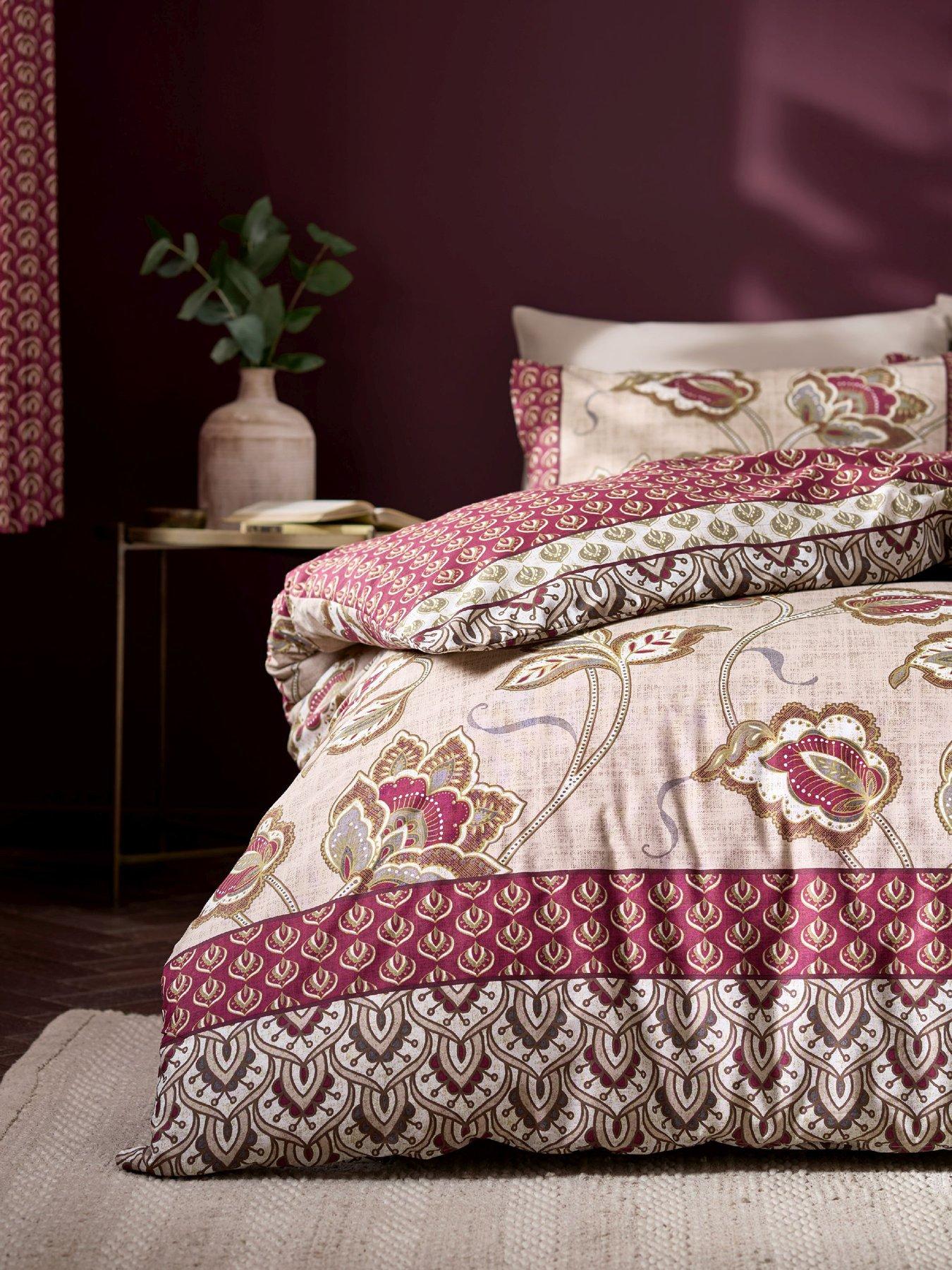 Image 1 of 5 of Catherine Lansfield Kashmir Duvet Cover Set - Multi