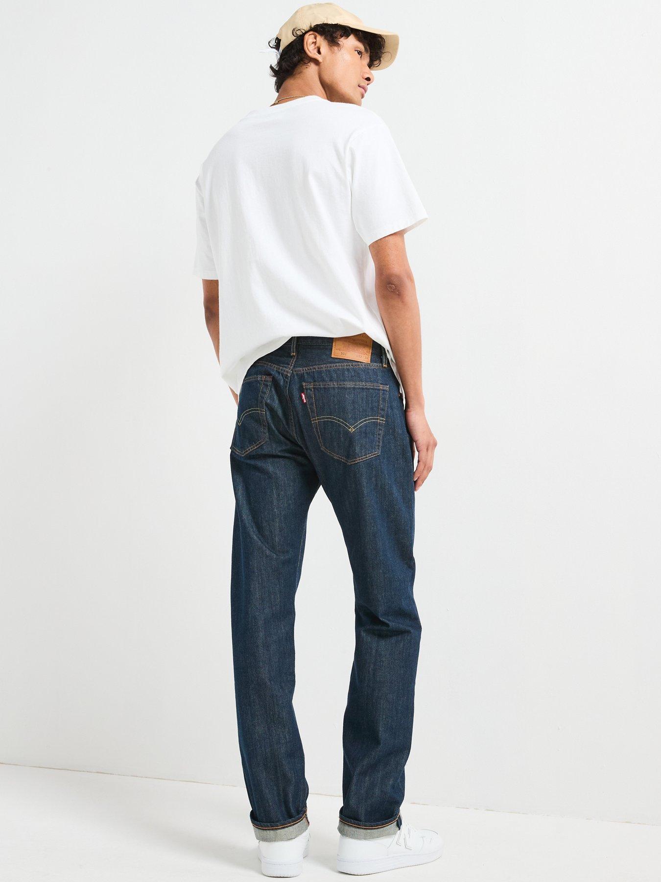 Image 2 of 6 of Levi's Mens Straight Fit 501 Original Jeans - Marlon