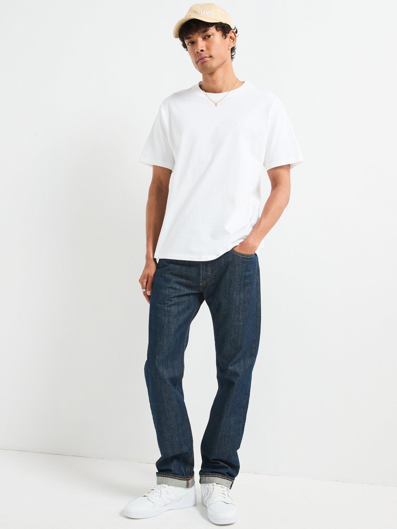 Image 4 of 6 of Levi's Mens Straight Fit 501 Original Jeans - Marlon