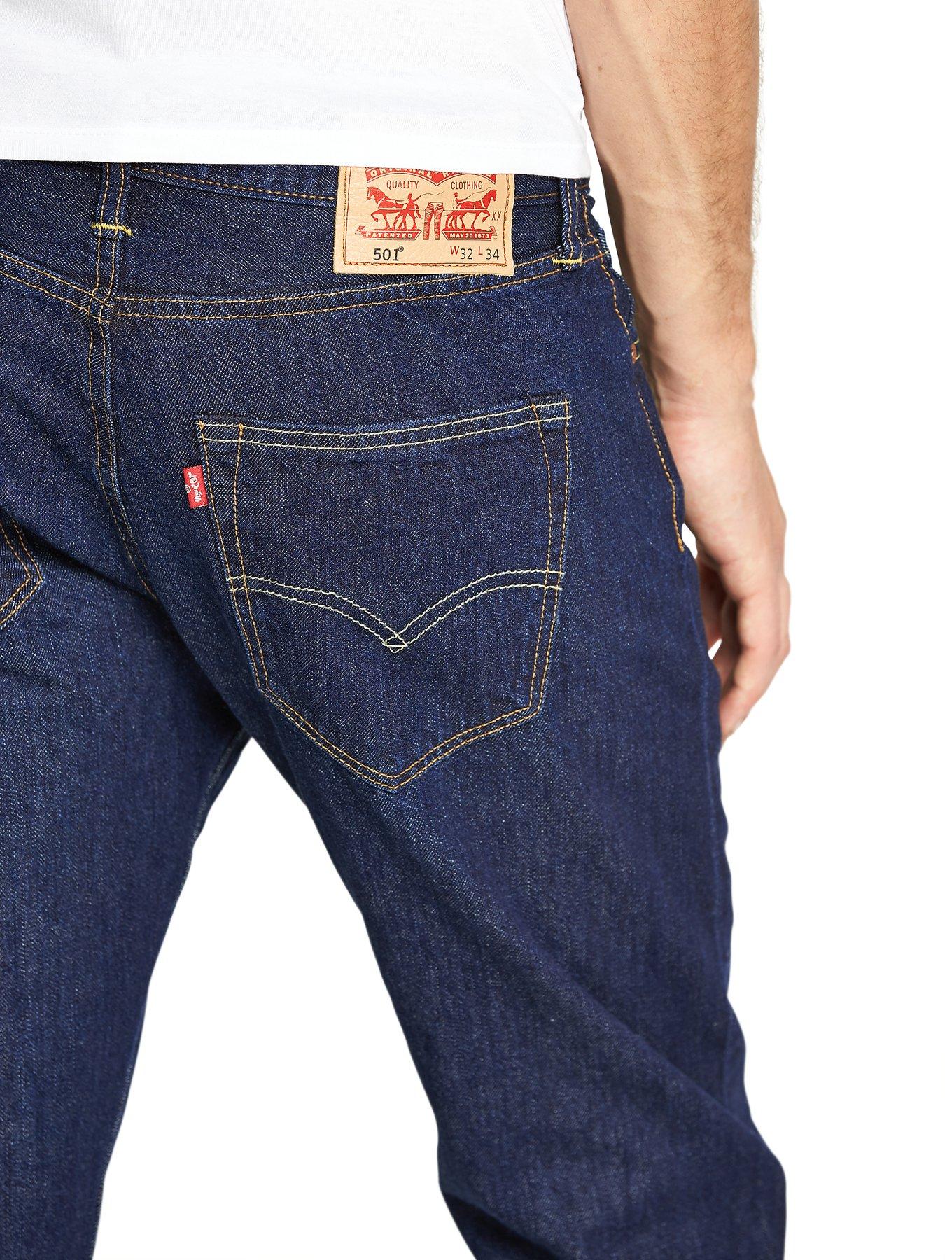 501® Original Straight Fit Jeans - Onewash - Dark Blue