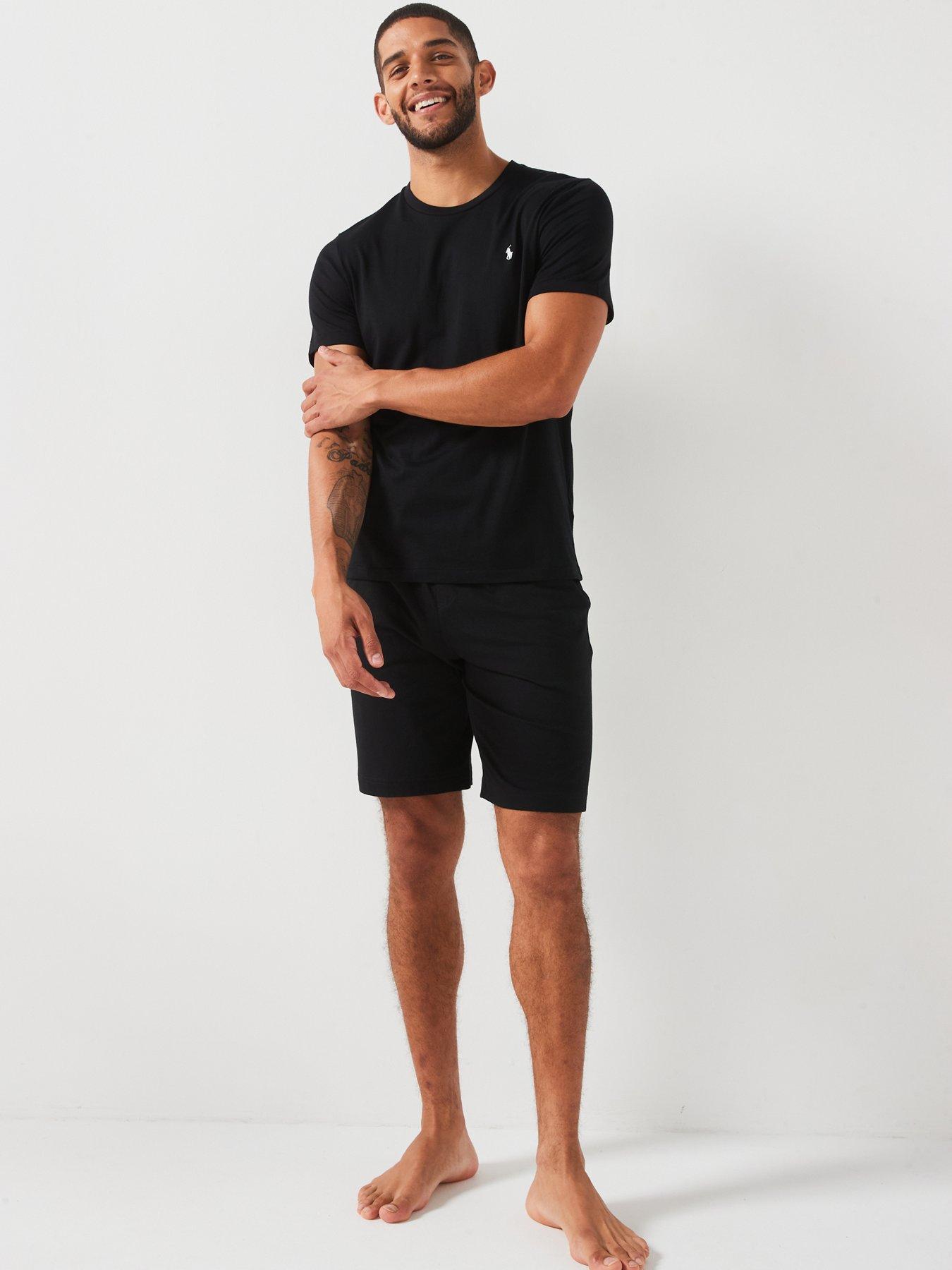 Image 3 of 4 of Polo Ralph Lauren Jersey Lounge Shorts - Black