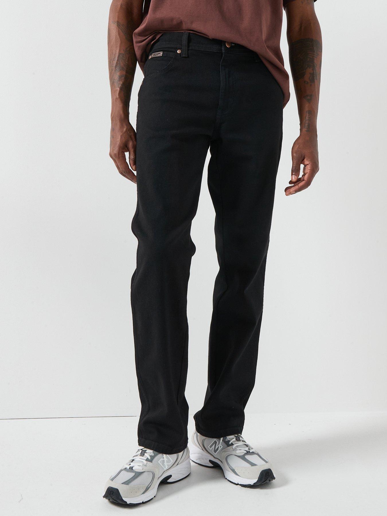 Wrangler Texas Straight Fit Jeans - Black