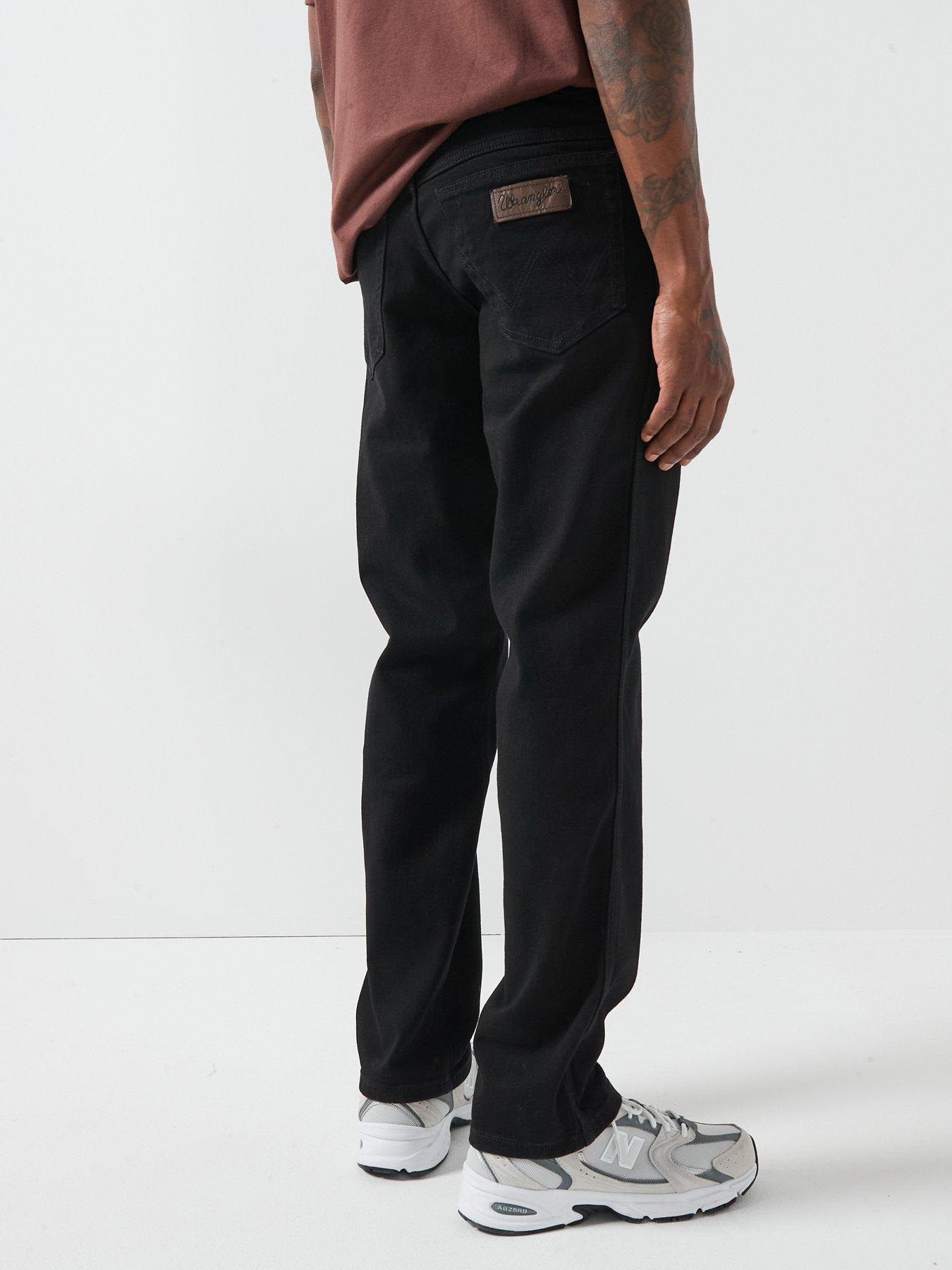 Wrangler Texas Straight Fit Jeans Black Very Ireland