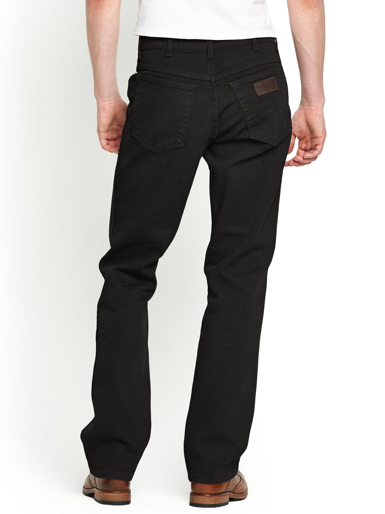 Wrangler TEXAS - Straight leg jeans - faded black/black denim