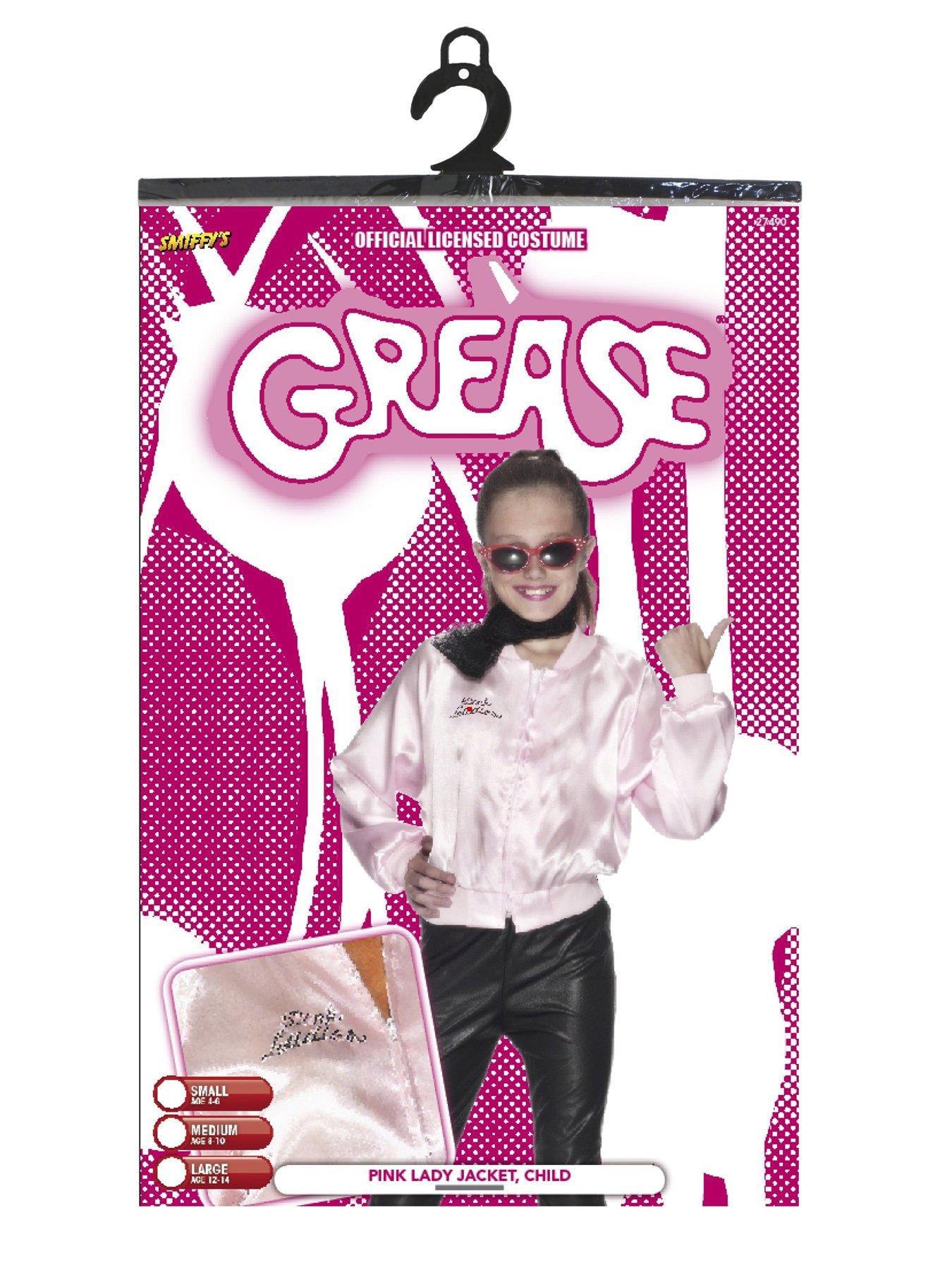Image 3 of 3 of Grease Pink Ladies Girls - Child Costume