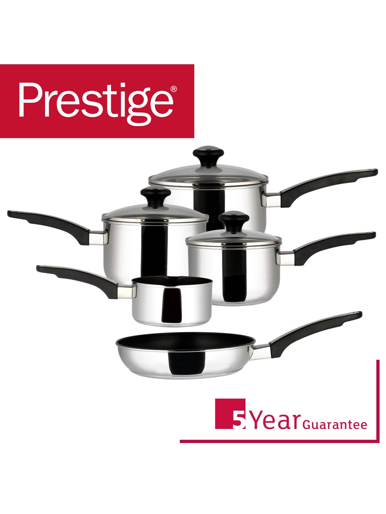 Image 2 of 5 of Prestige Everyday Stainless Steel 5-Piece Pan Set
