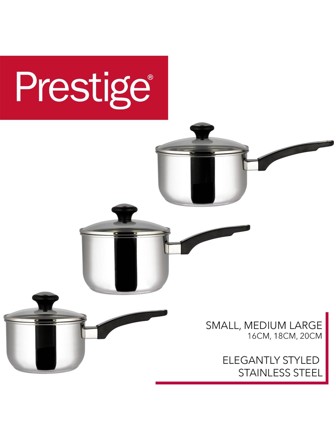 Image 4 of 5 of Prestige Everyday Stainless Steel 5-Piece Pan Set