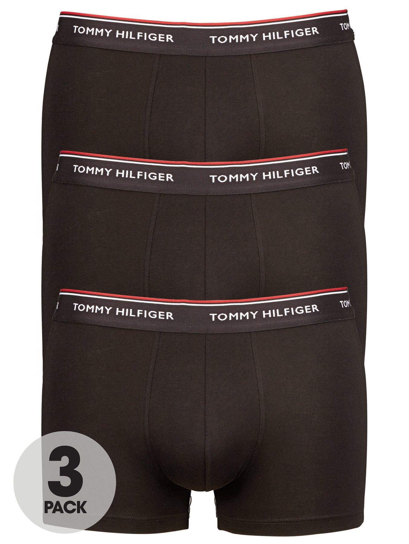erectie Napier Decoratief Tommy Hilfiger Mens Premium Essentials Trunks (3 Pack) - Black | Very  Ireland