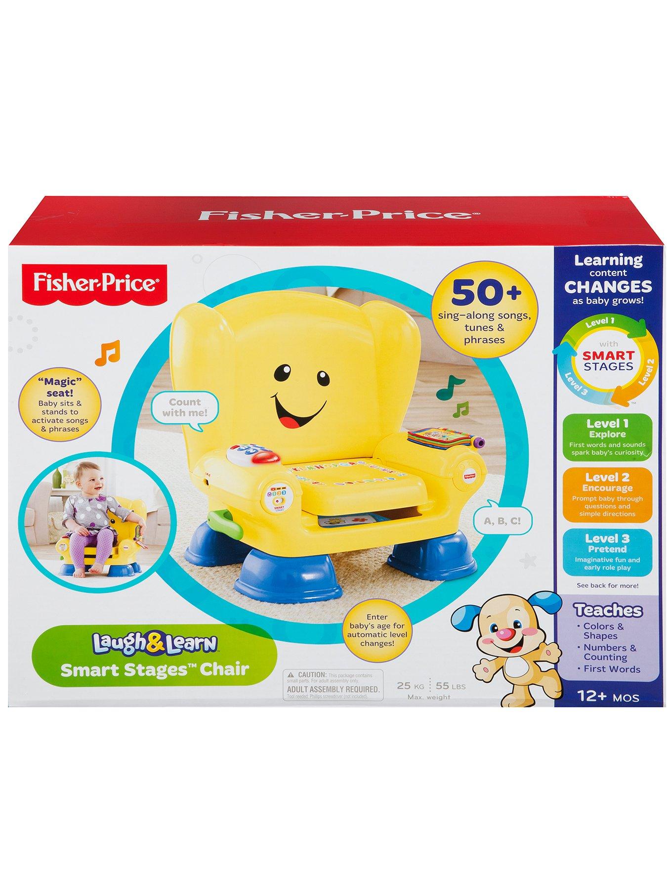 Image 6 of 7 of Fisher-Price Laugh and Learn Smart Stages Chair - Yellow