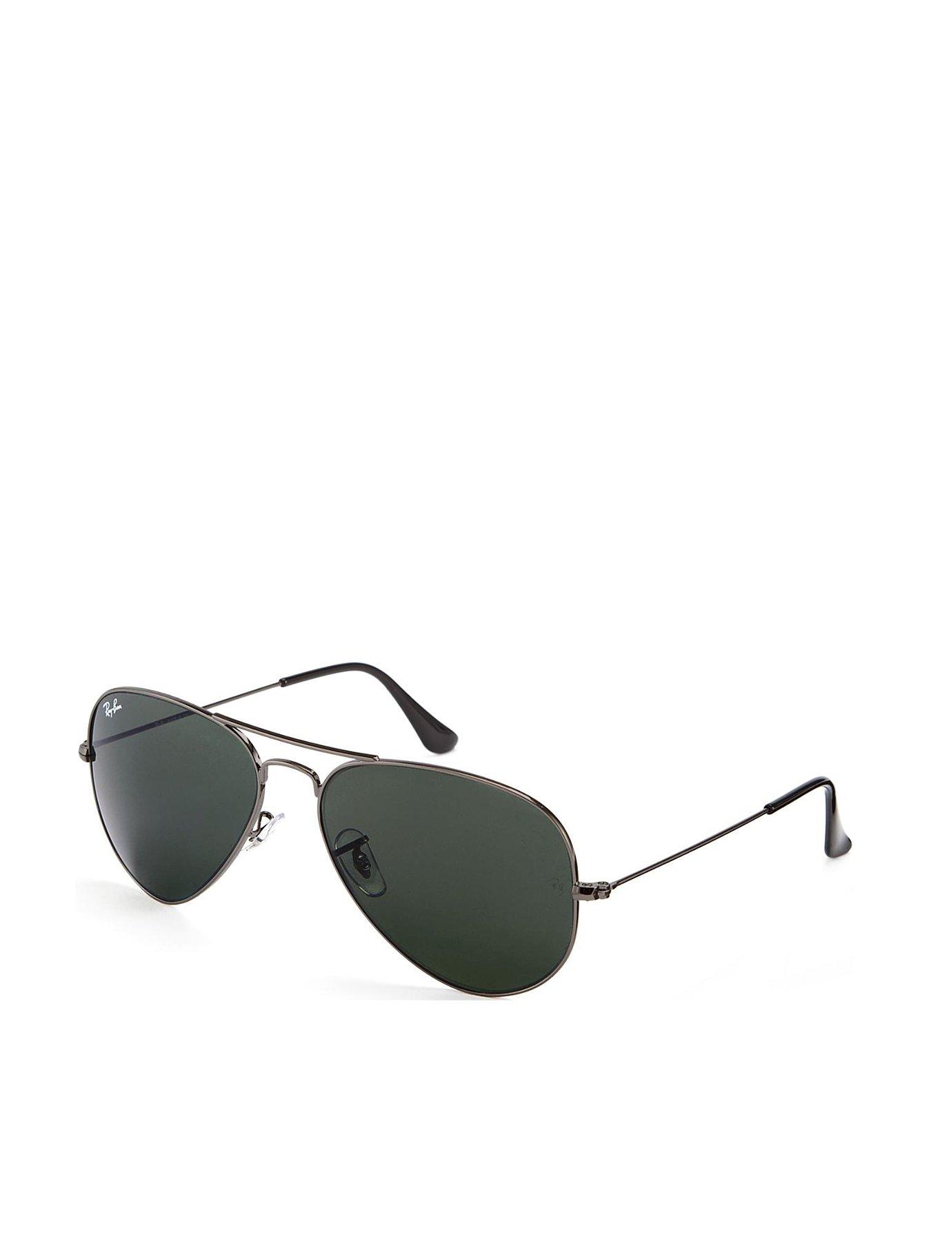 Metallic aviator outlet sunglasses